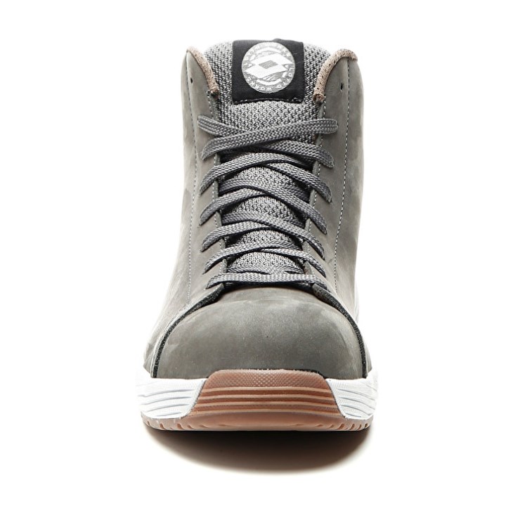 Men Lotto Skate Mid S3 SRC Safety Shoes Olive | ZM818921G5
