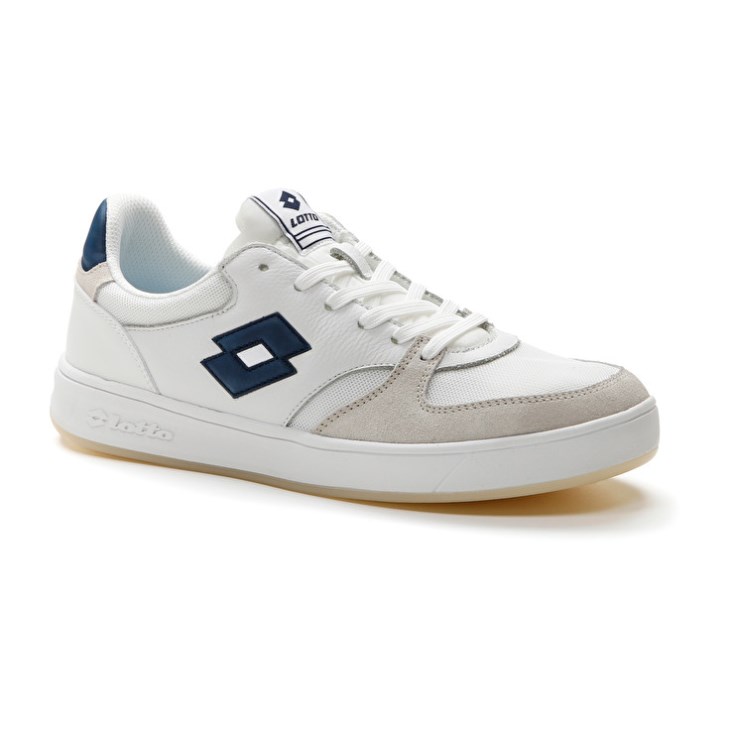 Men Lotto Sk-b 360 AMF Sneakers White / Blue | MI832513P4