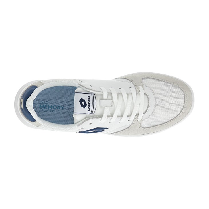Men Lotto Sk-b 360 AMF Sneakers White / Blue | MI832513P4