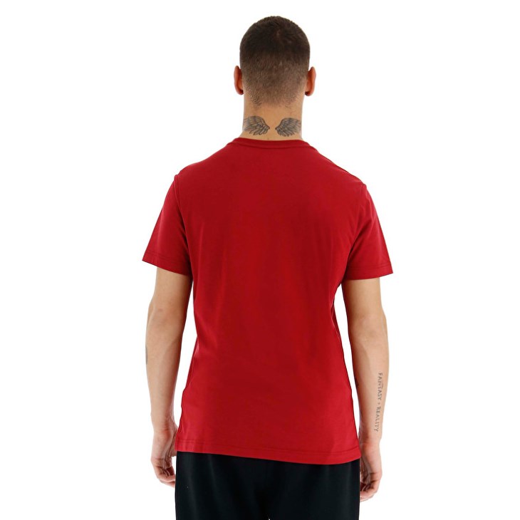 Men Lotto Smart II JS T Shirts Red | SO299289Q5