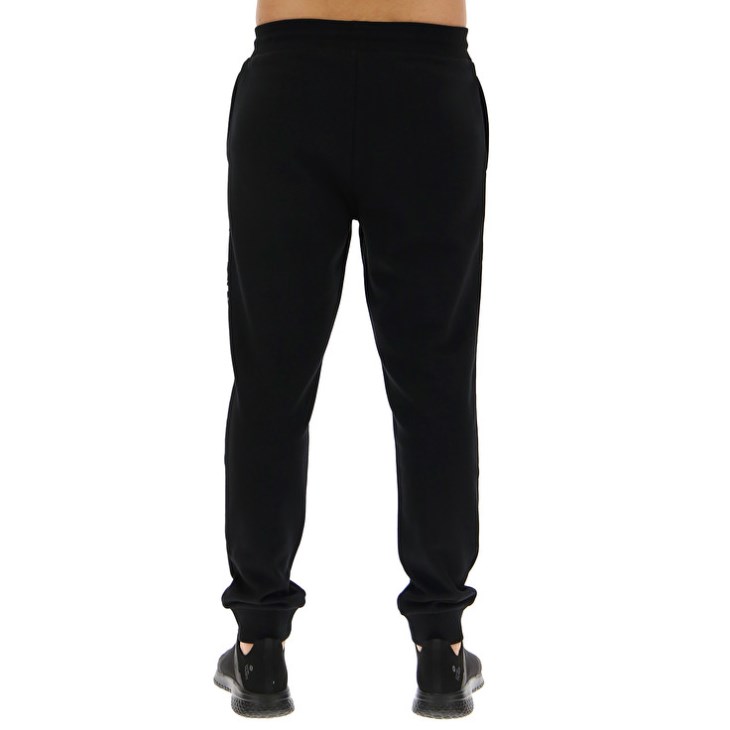 Men Lotto Smart II Sports FT Pants Black | NP830433I5