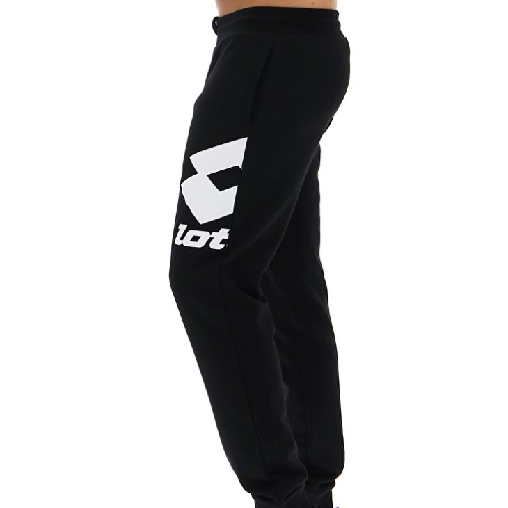 Men Lotto Smart II Sports FT Pants Black | NP830433I5