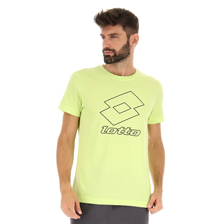 Men Lotto Smart IV 1 T Shirts Yellow | EJ017921H7