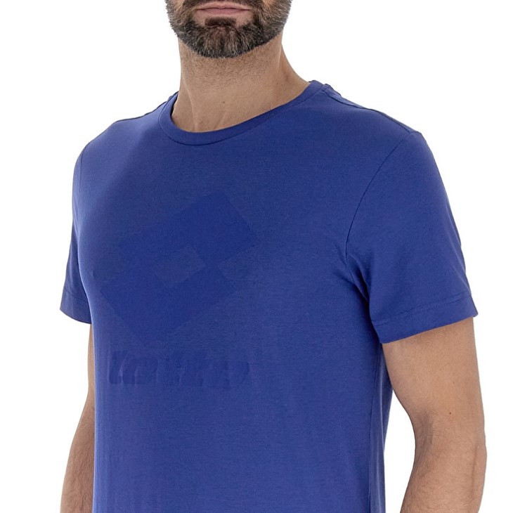 Men Lotto Smart IV 2 T Shirts Blue | QS364526M6