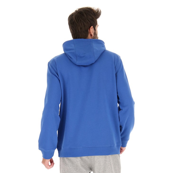 Men Lotto Smart IV Sweat HD 2 Hoodie Blue | QZ296349N1