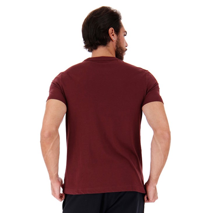 Men Lotto Smart JS T Shirts Dark Red | BC427072H3