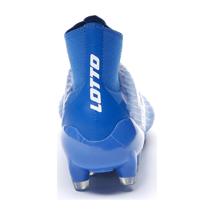 Men Lotto Solista 100 III Gravity FG Football Boots Blue / White / Blue | AV437953Z8