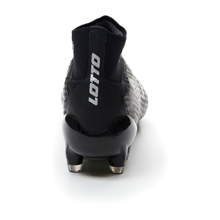 Men Lotto Solista 100 IV Gravity FG Football Boots Black / Dark Grey / Grey | GZ054675D8