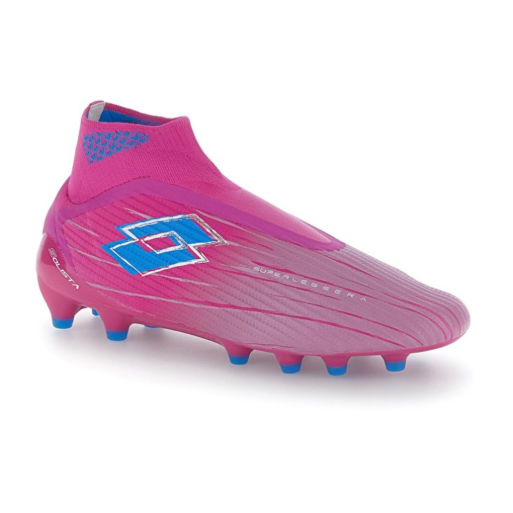 Men Lotto Solista 100 Ix Gravity FG Soccer Shoes Pink | WP133283S2
