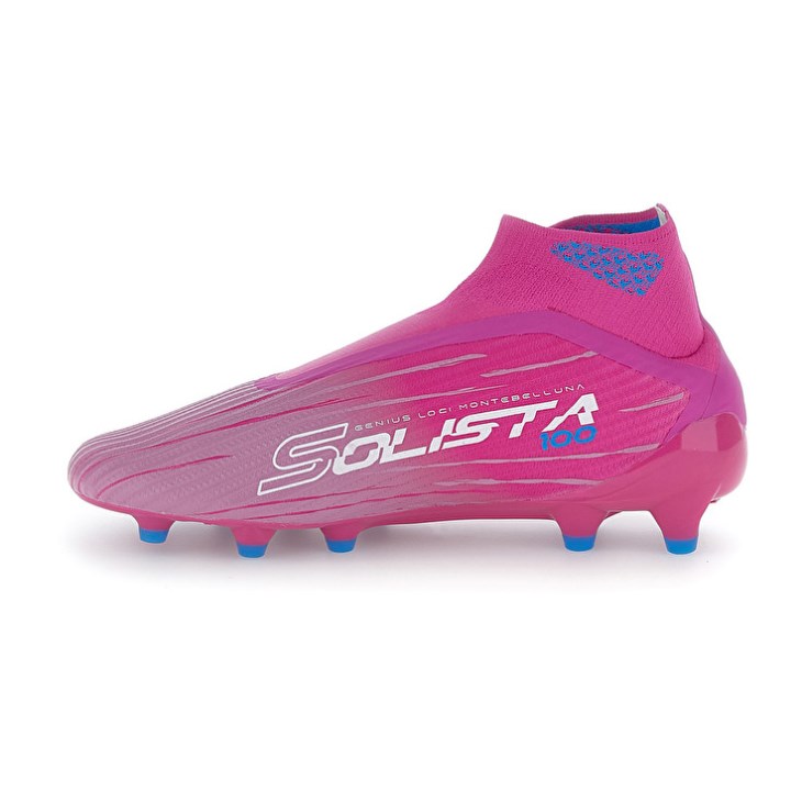 Men Lotto Solista 100 Ix Gravity FG Soccer Shoes Pink | WP133283S2
