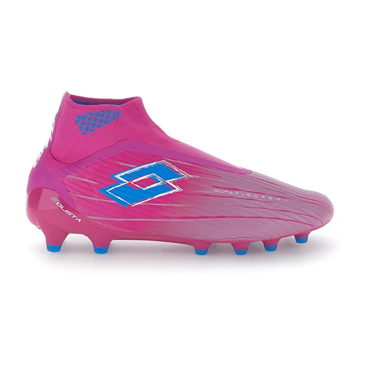Men Lotto Solista 100 Ix Gravity FG Soccer Shoes Pink | WP133283S2