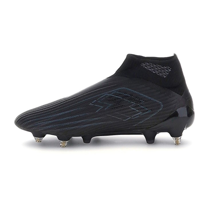 Men Lotto Solista 100 VIII Gravity SGX Soccer Shoes Black | FK623022F9