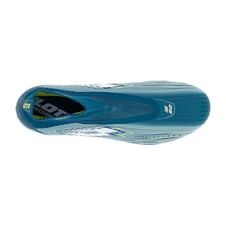 Men Lotto Solista 100 VII Gravity FG Football Boots Turquoise | MT634993W2