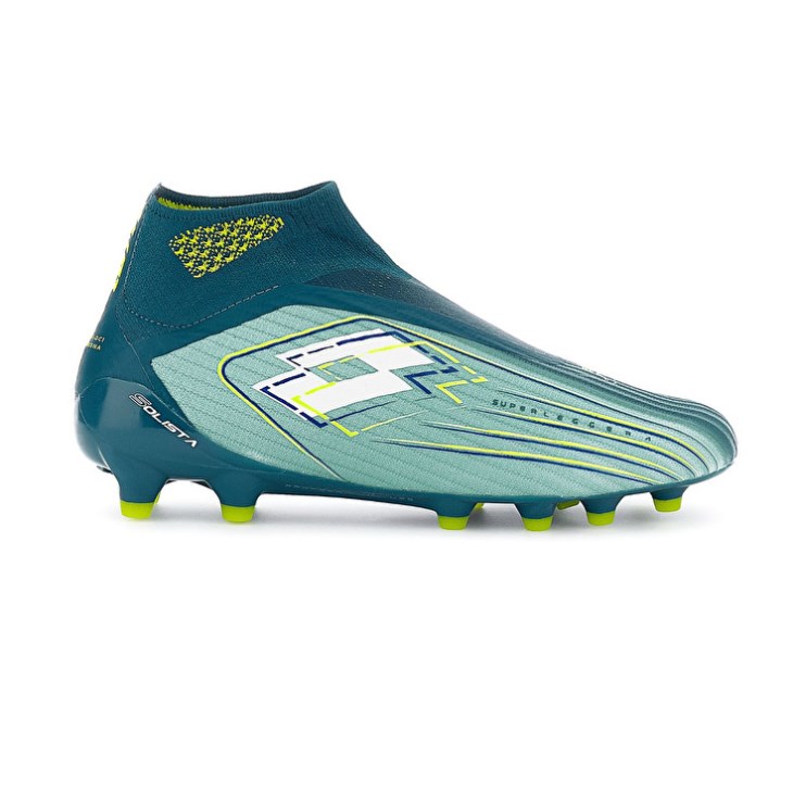 Men Lotto Solista 100 VII Gravity FG Football Boots Turquoise | MT634993W2