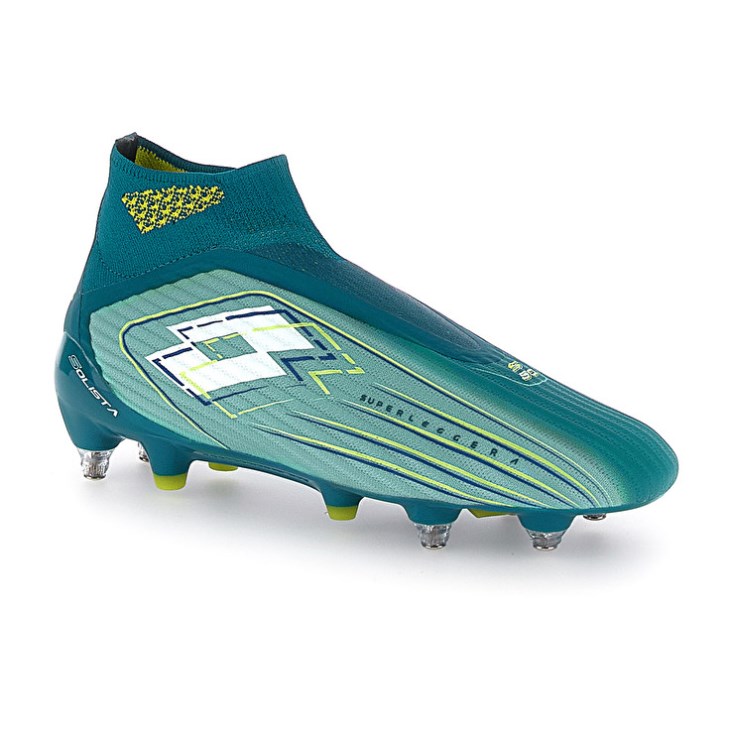 Men Lotto Solista 100 VII Gravity SGX Football Boots Turquoise | UG901190X7