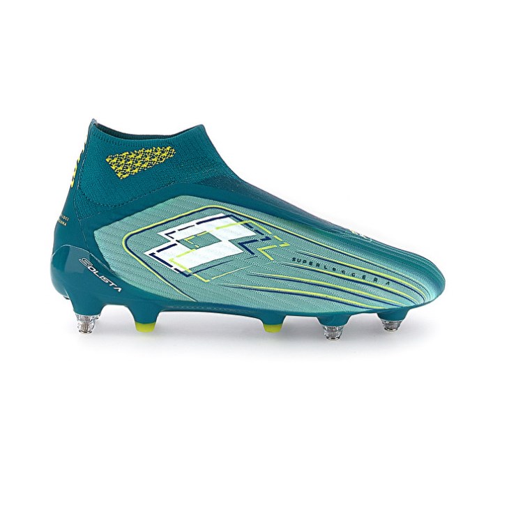Men Lotto Solista 100 VII Gravity SGX Football Boots Turquoise | UG901190X7
