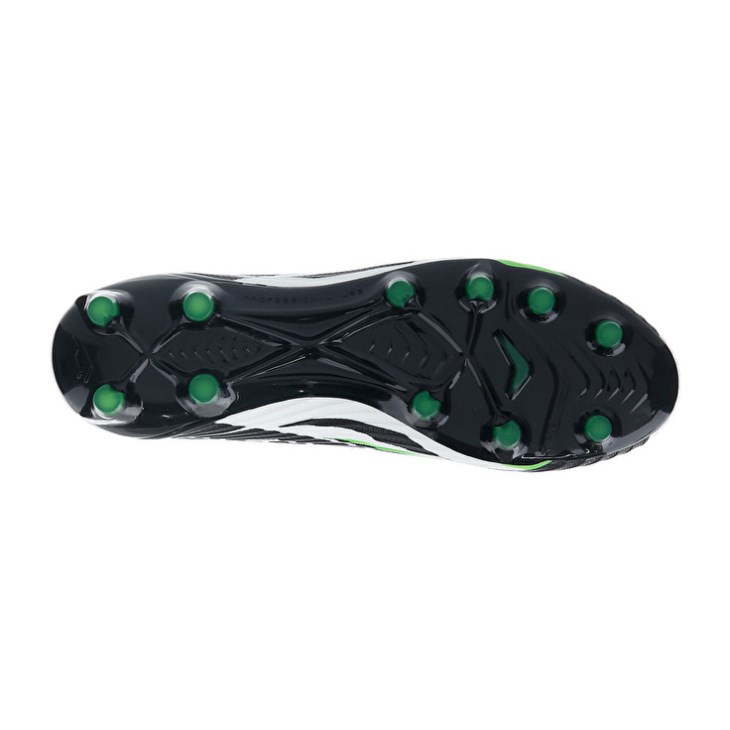 Men Lotto Solista 100 VI Gravity FG Football Boots Black / White / Green | CY892189B3