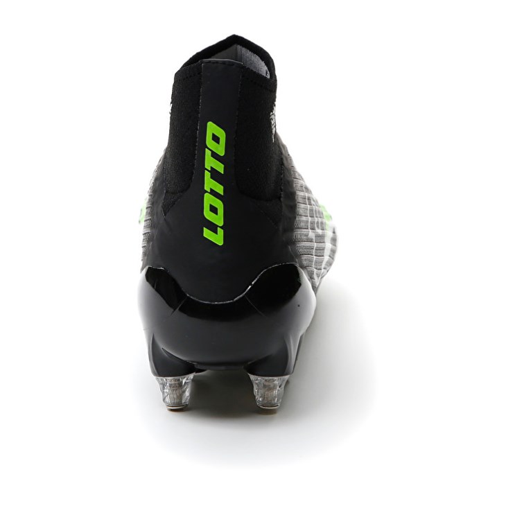 Men Lotto Solista 100 VI Gravity SGX Football Boots Black / White / Green | SJ260306A0