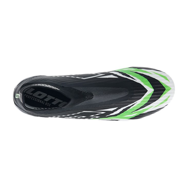 Men Lotto Solista 100 VI Gravity SGX Football Boots Black / White / Green | SJ260306A0