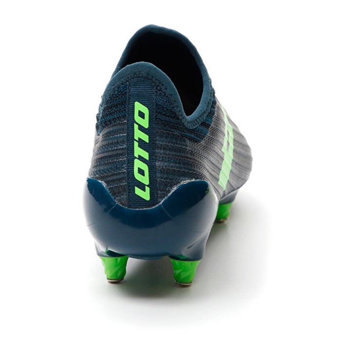 Men Lotto Solista 200 III SG 6 Football Boots Navy Blue / Green | UA099089F2