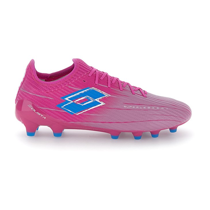 Men Lotto Solista 200 Ix FG Soccer Shoes Pink | GR551545U0