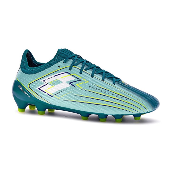 Men Lotto Solista 200 VII FG Football Boots Turquoise | QS189148Y8