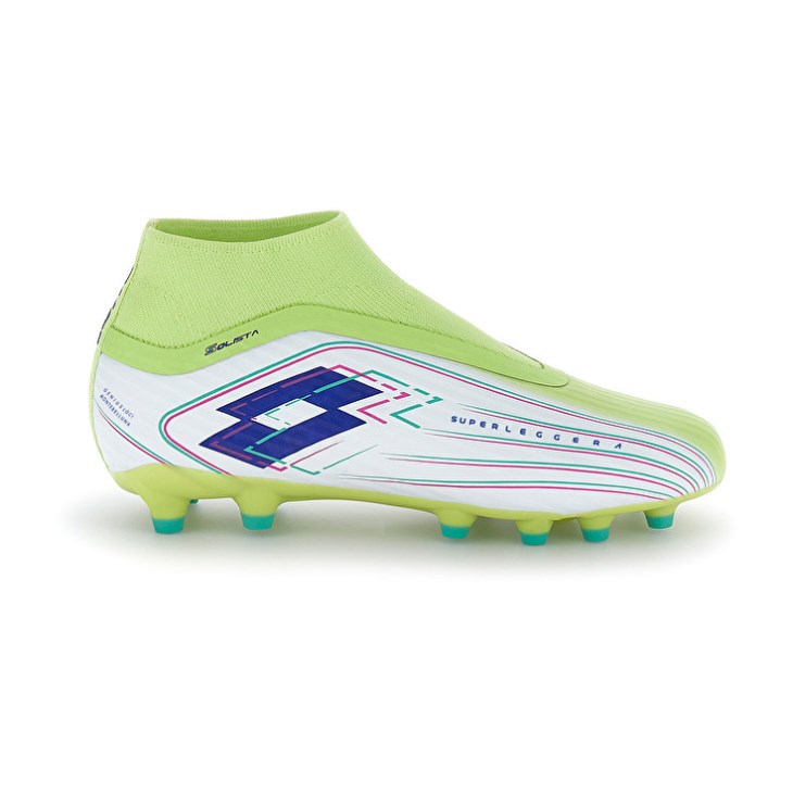 Men Lotto Solista 300 VIII Gravity FG Soccer Shoes Green / White | SV842904Z8