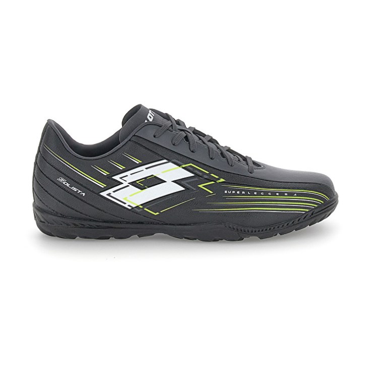Men Lotto Solista 700 VIII TF Soccer Shoes Dark Grey | QT233033M9