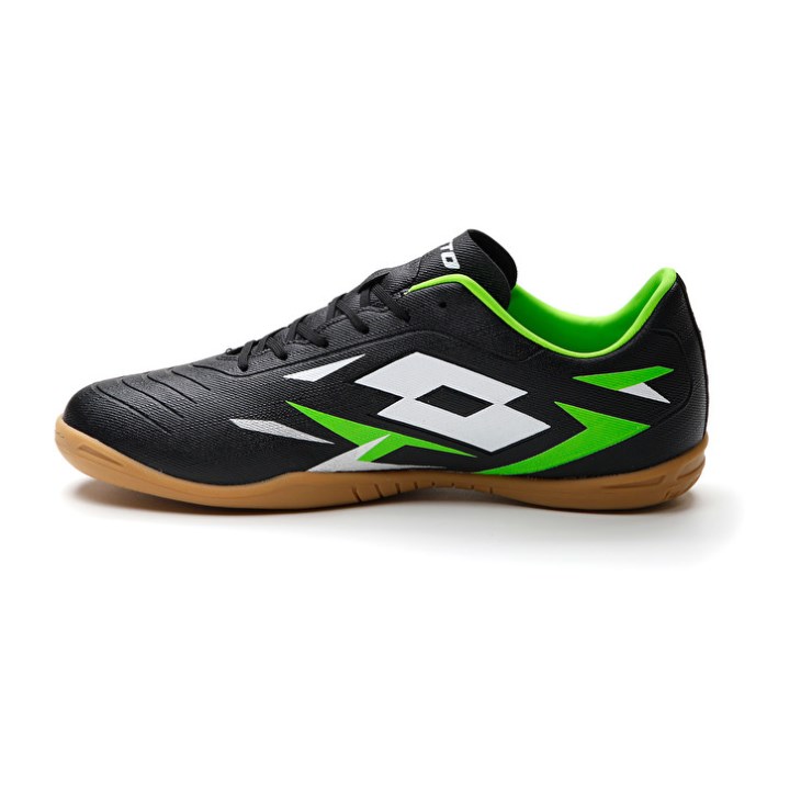 Men Lotto Solista 700 VI ID Soccer Shoes Black / Green | FU888778V8
