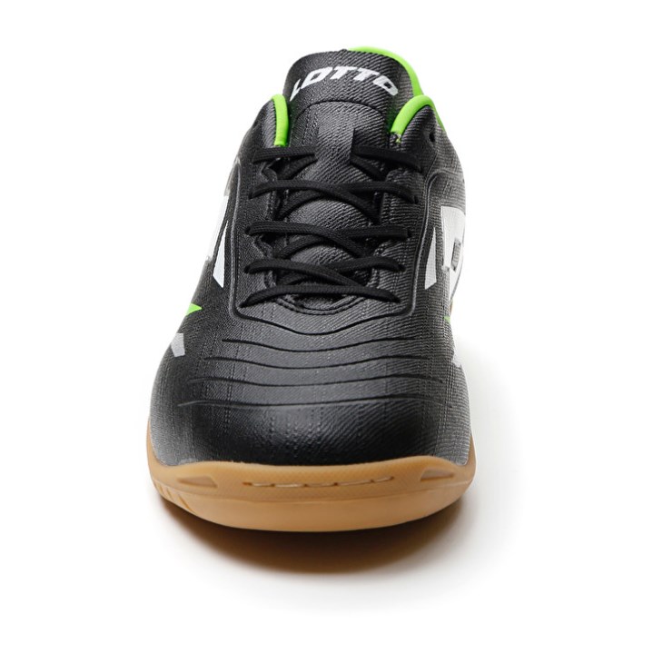 Men Lotto Solista 700 VI ID Soccer Shoes Black / Green | FU888778V8