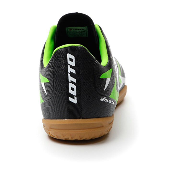 Men Lotto Solista 700 VI ID Soccer Shoes Black / Green | FU888778V8