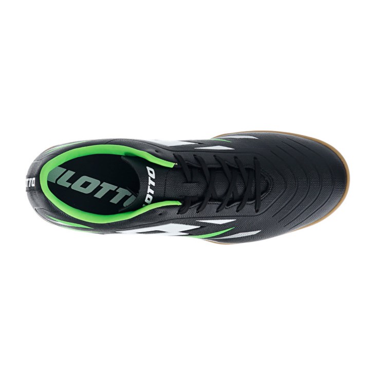 Men Lotto Solista 700 VI ID Soccer Shoes Black / Green | FU888778V8
