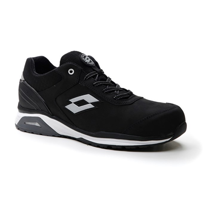 Men Lotto Speed 200 S3 Safety Shoes Black | AQ058625V4