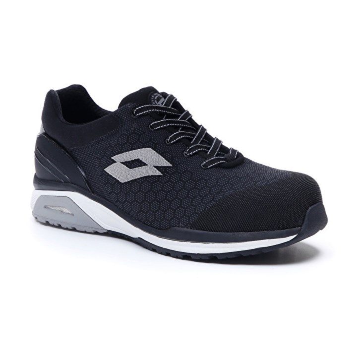 Men Lotto Speed 400 S1P Safety Shoes Black | CZ437183U1