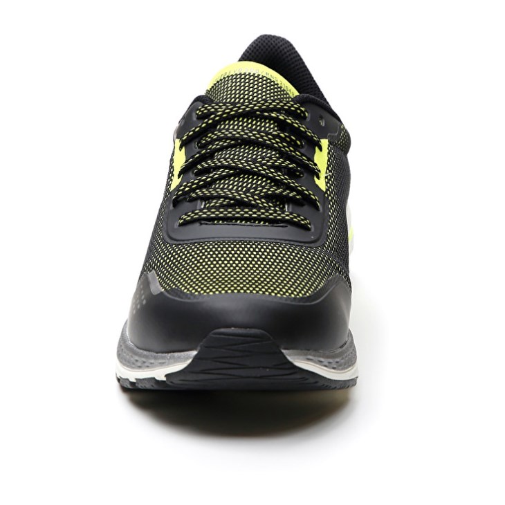 Men Lotto Speedevo 500 II Running Shoes Black / Green | NE568236C1