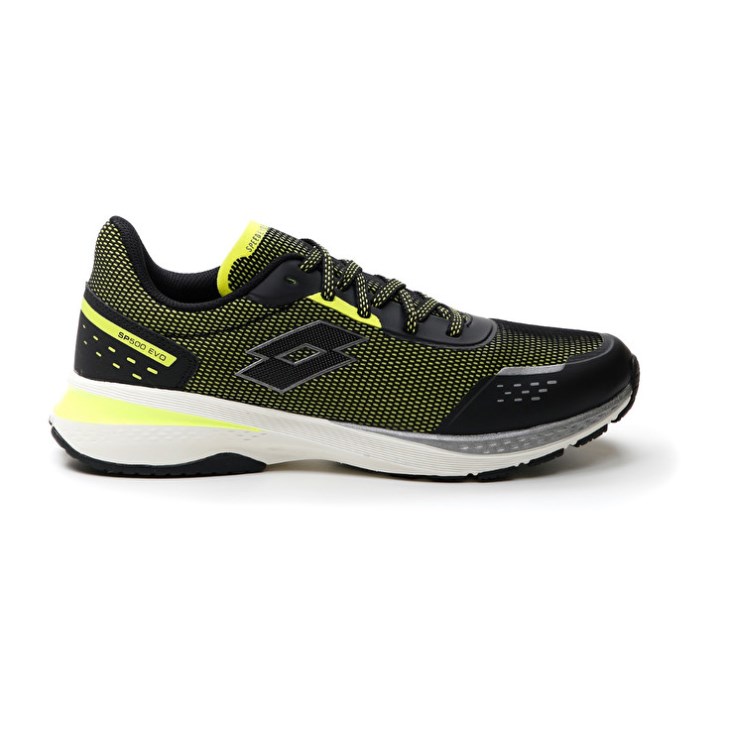 Men Lotto Speedevo 500 II Running Shoes Black / Green | NE568236C1