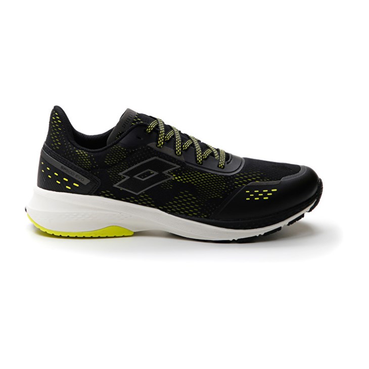 Men Lotto Speedevo 500 IV Running Shoes Black / Yellow | OE132503T4