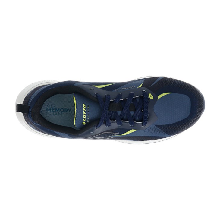 Men Lotto Speedevo 600 III Running Shoes Navy Blue / Yellow | ZN139433G8