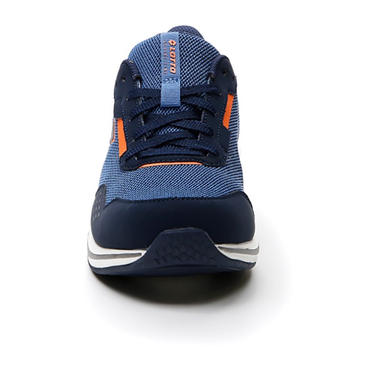 Men Lotto Speedevo 600 II Running Shoes Blue / Orange | RN072457L6