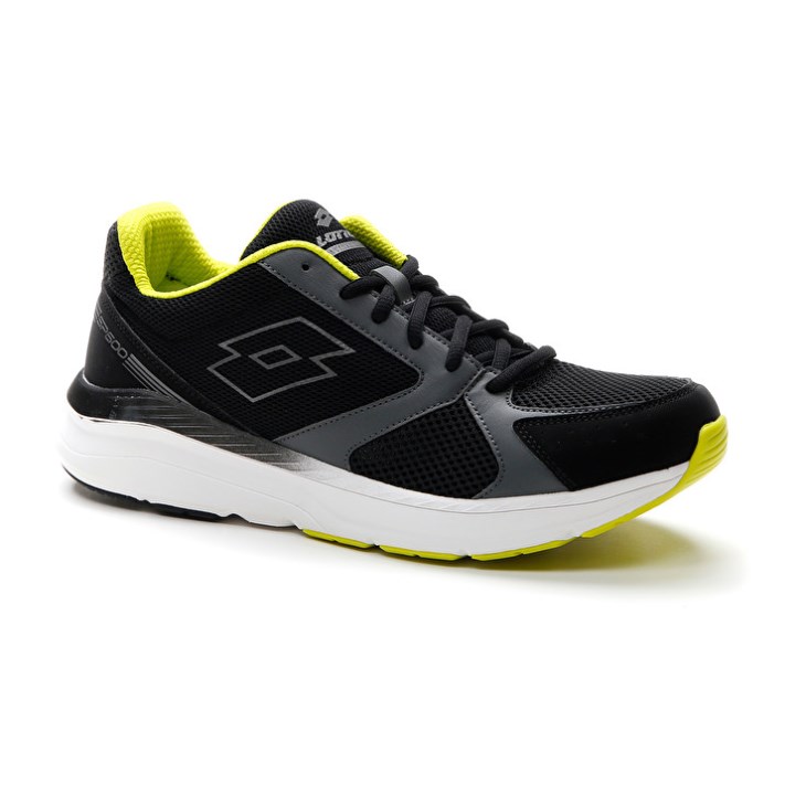 Men Lotto Speedride 600 Xiii Running Shoes Black / Grey | QJ180788L9