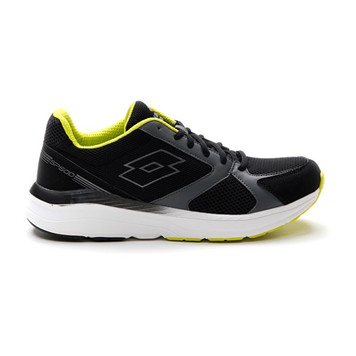 Men Lotto Speedride 600 Xiii Running Shoes Black / Grey | QJ180788L9