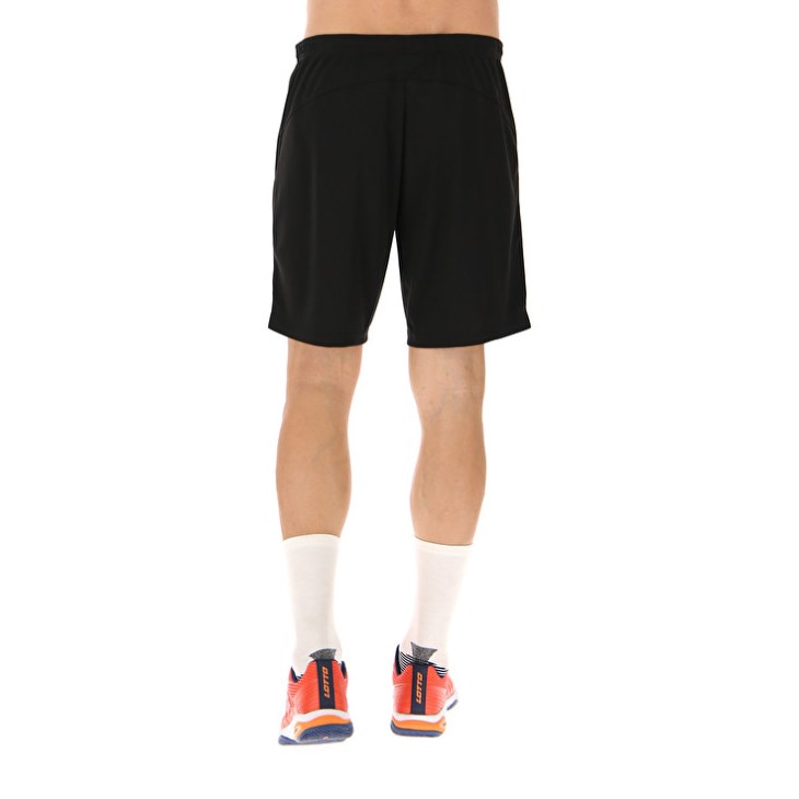 Men Lotto Squadra III 9 Shorts Black | YQ576647B6