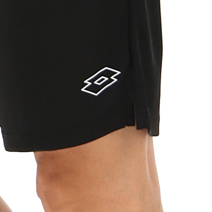 Men Lotto Squadra III 9 Shorts Black | YQ576647B6
