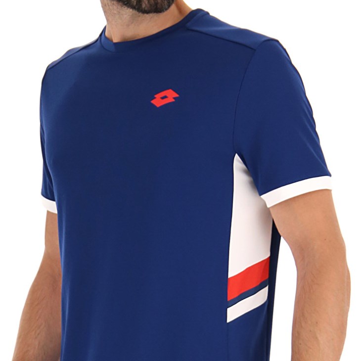 Men Lotto Squadra III T Shirts Blue | PC474387K6