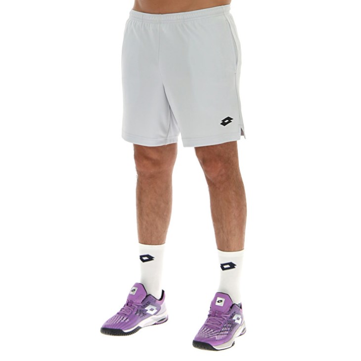Men Lotto Squadra II 7 PL Shorts Grey | QE735923F2