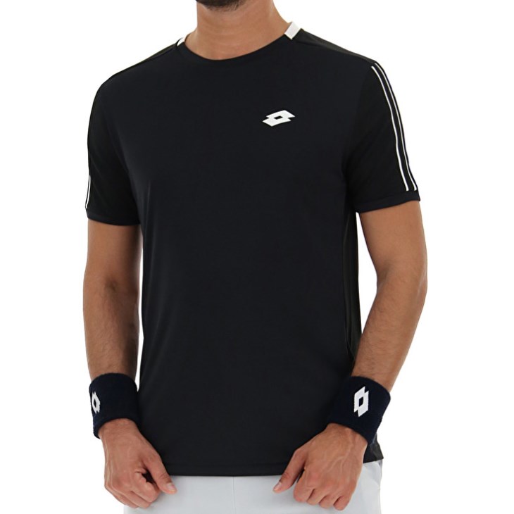 Men Lotto Squadra II PL T Shirts Black | LC219641Y2