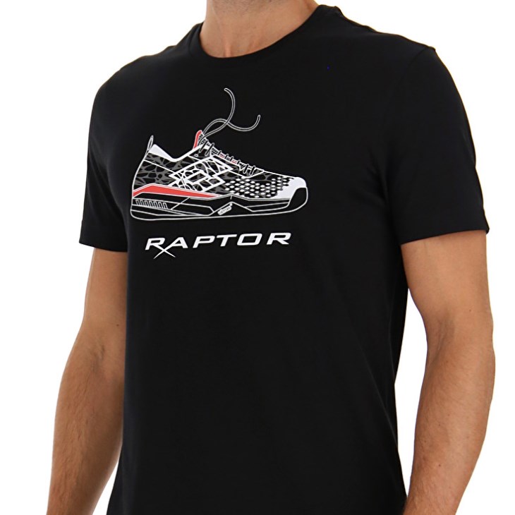 Men Lotto Squadra II Raptor T Shirts Black | QY150415L7