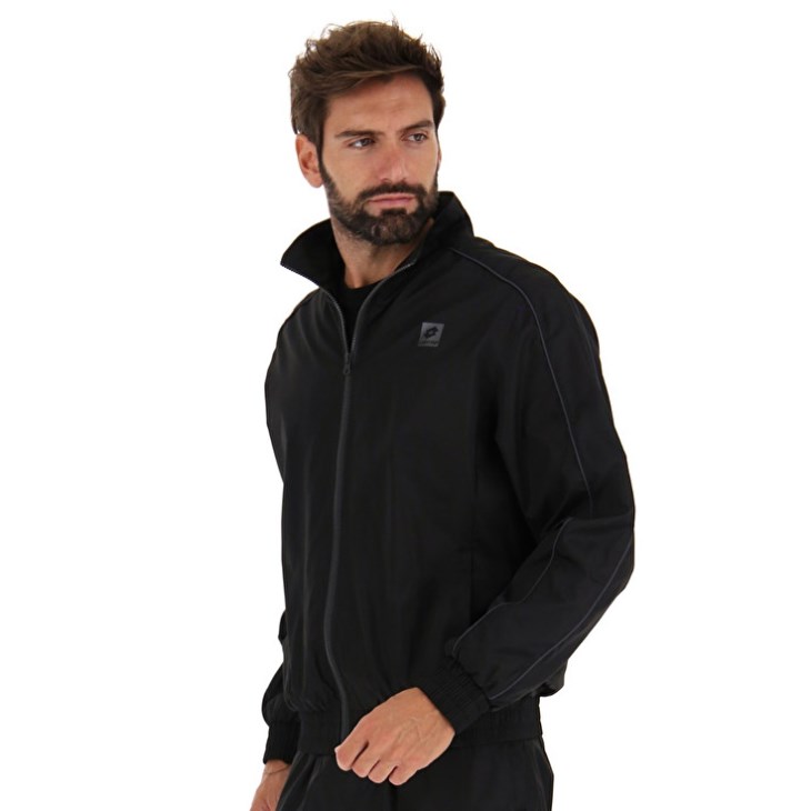 Men Lotto Square VI Tracksuits Black | UT662486S6