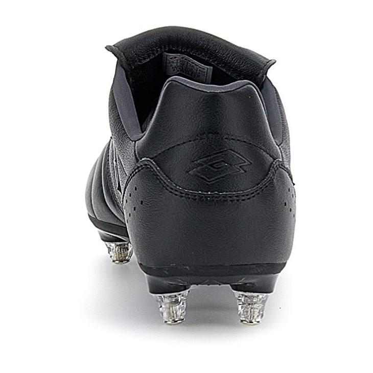 Men Lotto Stadio 200 III SGX 50 Soccer Shoes Black / Dark Grey | SR108070O2