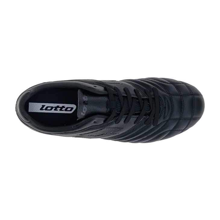 Men Lotto Stadio 300 II AGM Football Boots Black | SN044414X6